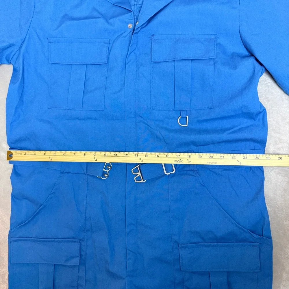 NOS VTG Bass Pro Shops Outdoor Jumpsuit Coveralls Men XXL 50-52 Short Sleeve NEW